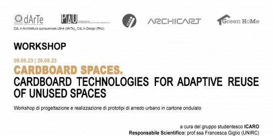 Cardboard spaces. Cardboard technologies for adaptive reuse of unused spaces