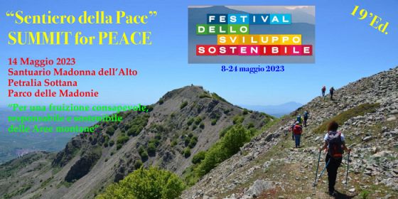 “Sentiero della pace - Summit for peace “ sul Sentiero ItaliaCai